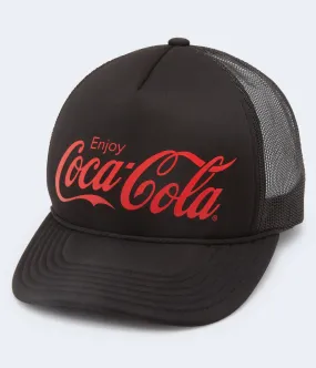 Aeropostale Mens' Coca-Cola Adjustable Foam Trucker Hat -  - Size One Size - Polyester - Teen Fashion & Clothing Black