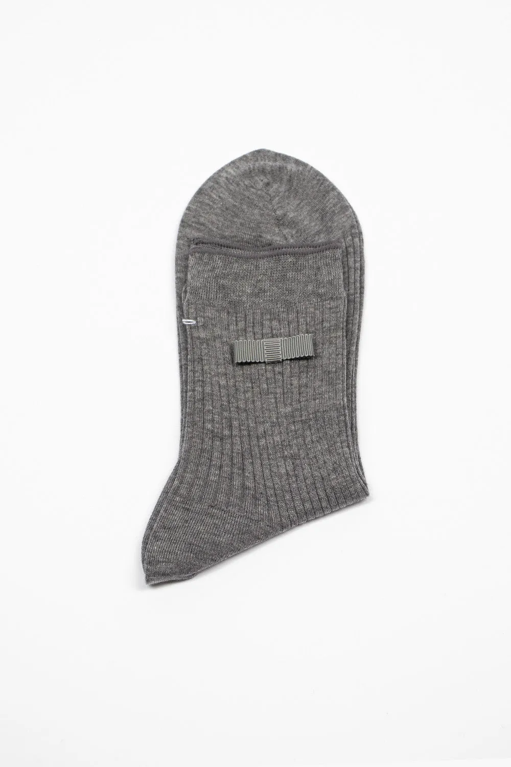 ANP-125 Ribbon Socks Mix Grey