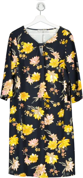 Betty Barclay Black Floral Print Dress UK 20