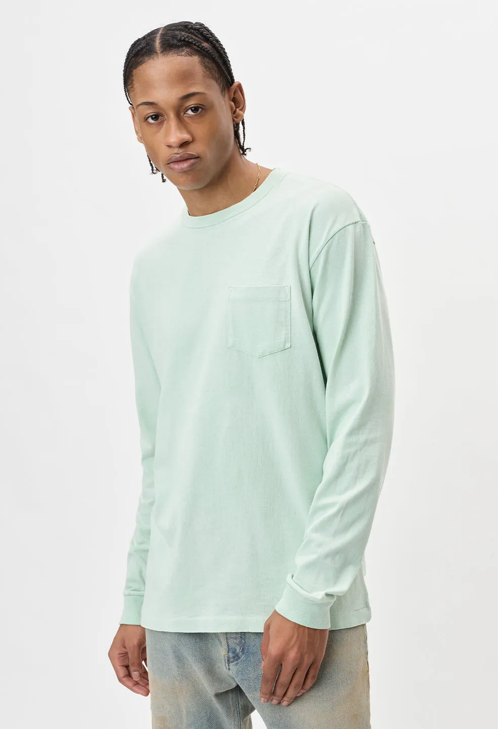 Exposure LS University Tee / Sea Foam