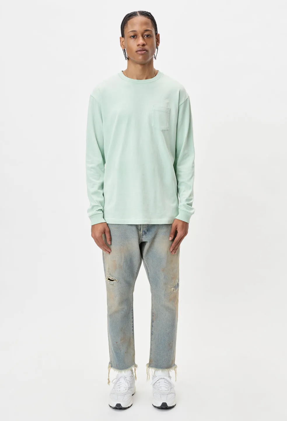 Exposure LS University Tee / Sea Foam