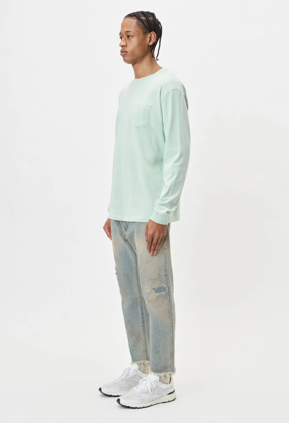 Exposure LS University Tee / Sea Foam