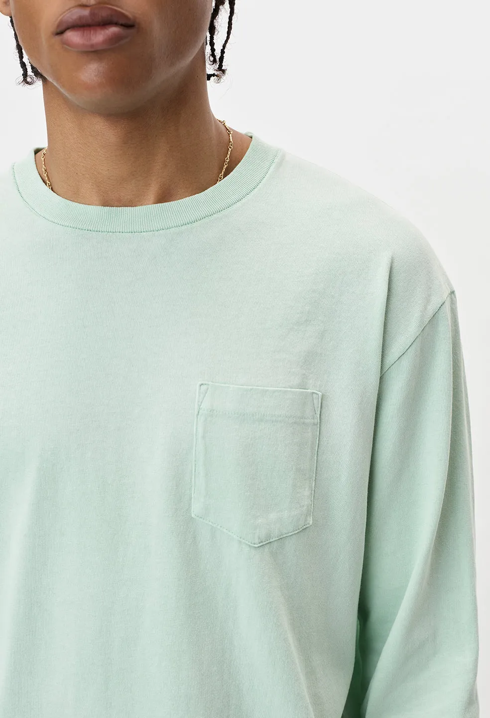 Exposure LS University Tee / Sea Foam