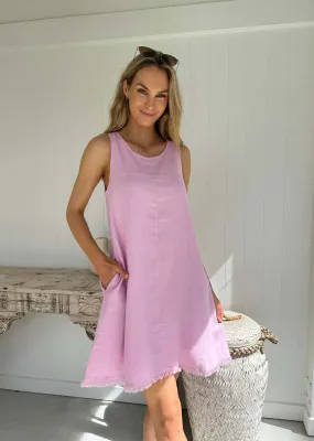 Freya Dress - Lilac