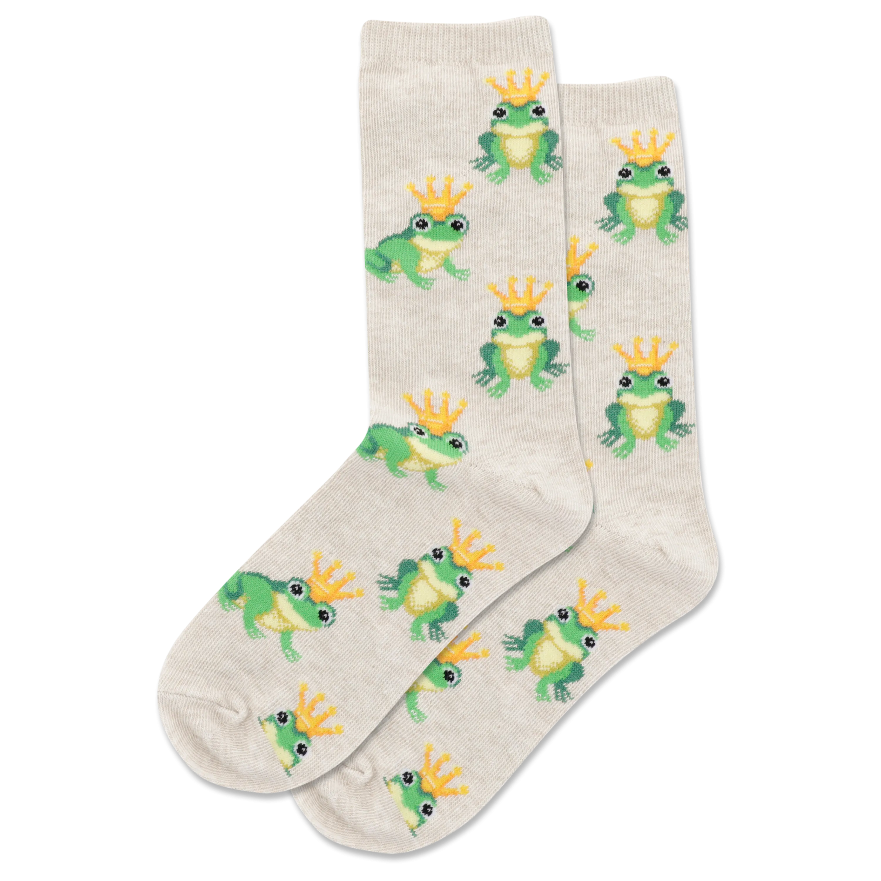 HOTSOX Kid's Frog Prince Crew Socks