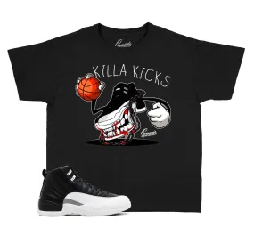 Kids Playoff 12 Shirt - Killa kicks - Black