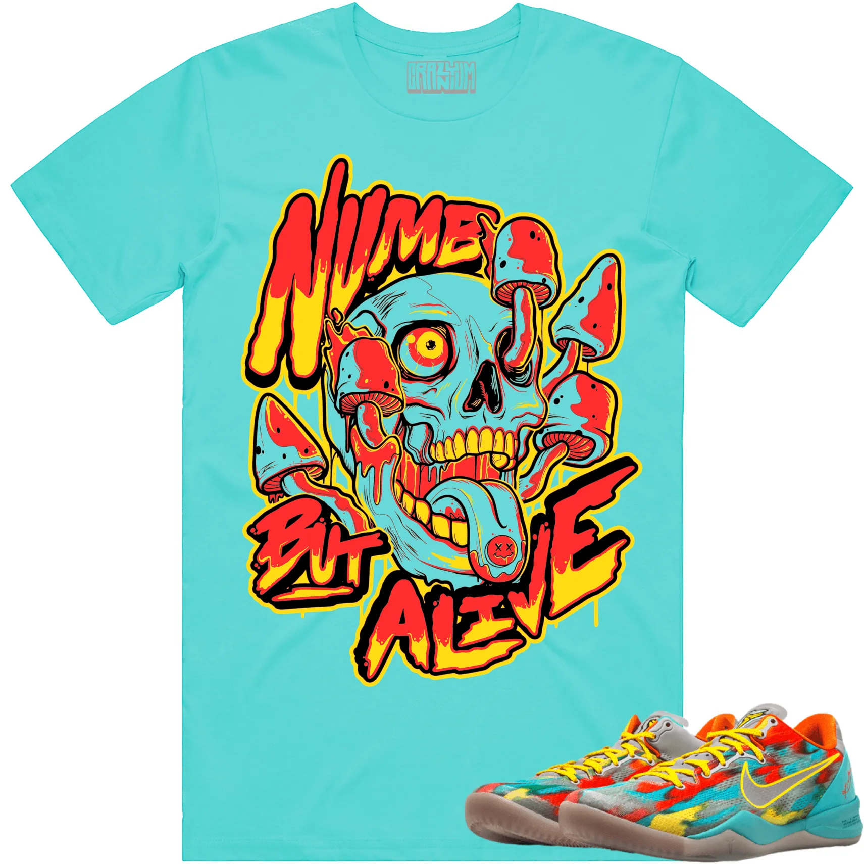 Kobe 8 Venice 8s Shirt to Match - VENICE NUMB BUT ALIVE