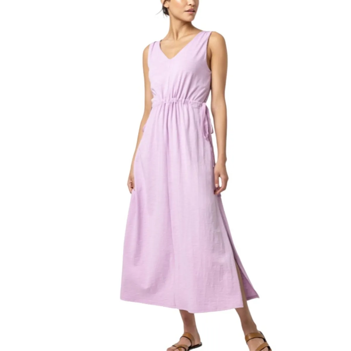 Lilla P Drawcord Waist Maxi Dress - Calypso