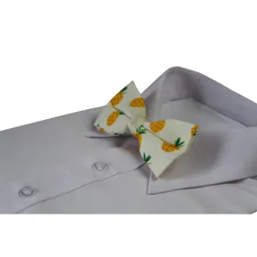 Mens Pineapple Fruit Patterned Bow Tie