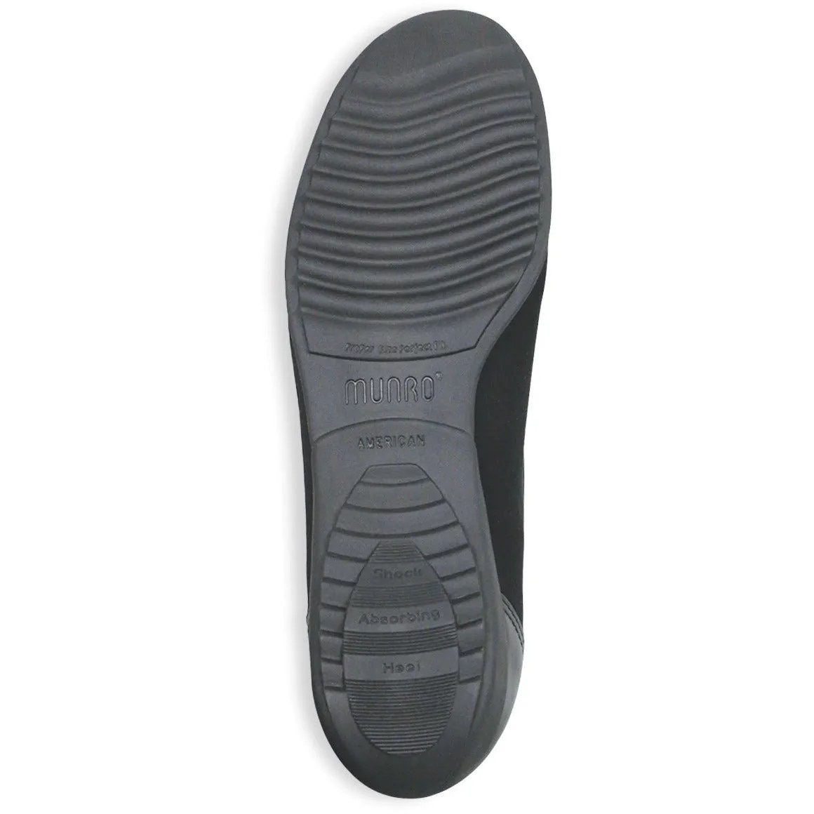 Munro Traveler Black Slip-on Stretch Fabric Shoes