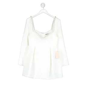 Odd Muse White The Ultimate Muse Pearl Dress UK XL