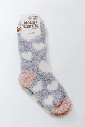 Purple Heart and Stripe Kids Socks