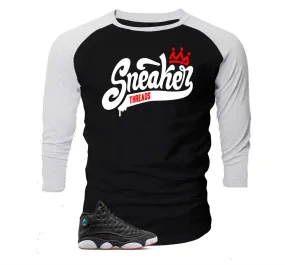 Retro 13 Playoff St Crown Raglan Shirt