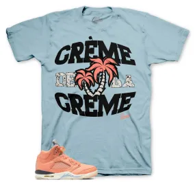 Retro 5 Crimson Bliss Creme Shirt