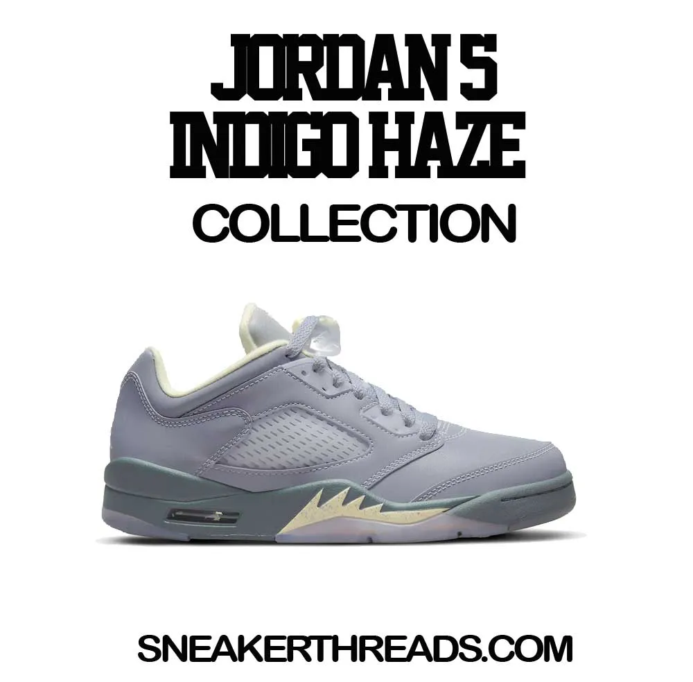 Retro 5 Indigo Haze Shirt - Fresh & Krispy - Charcoal