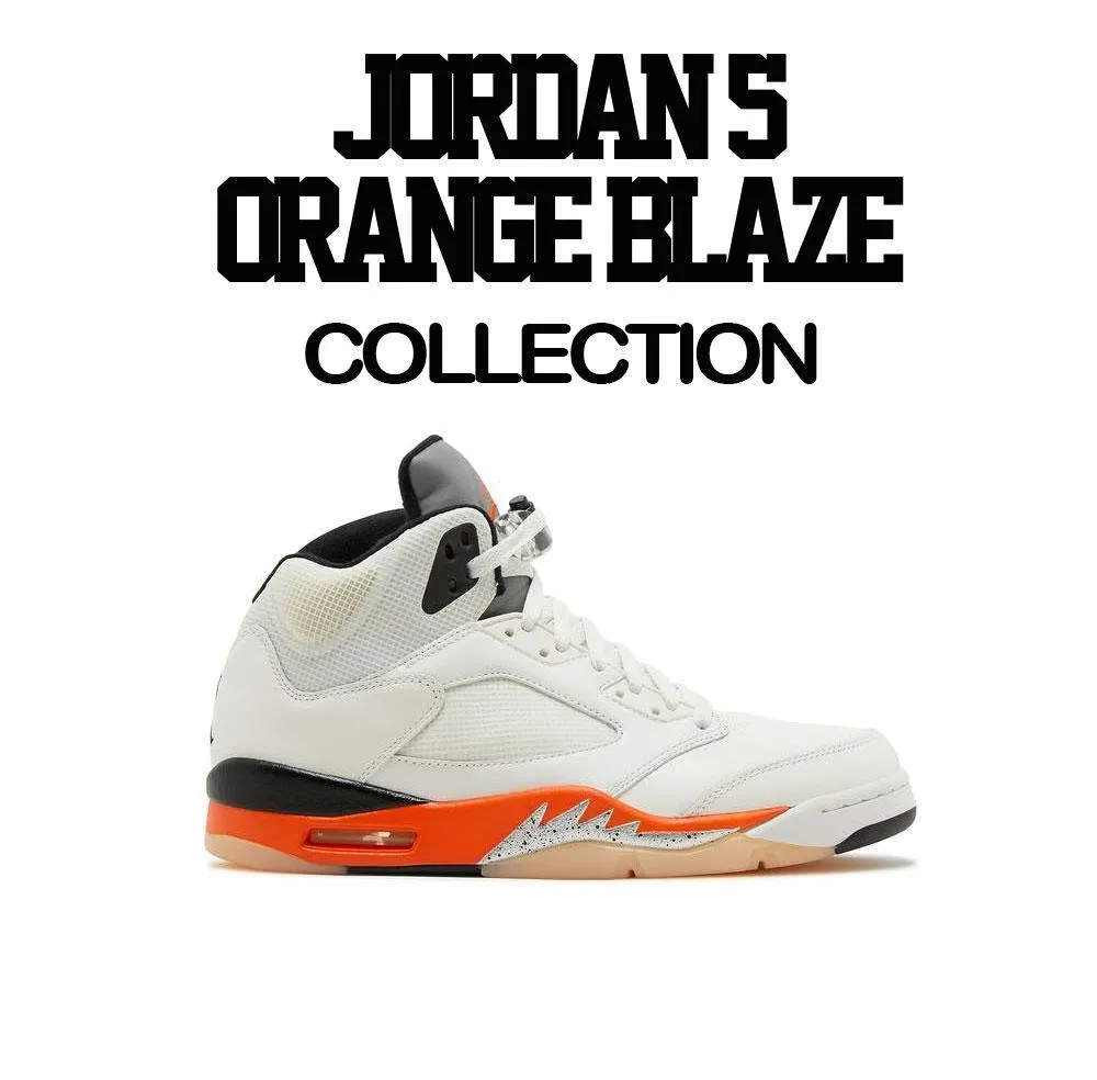 Retro 5 Orange Blaze Killa Season Shirt