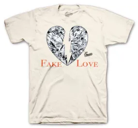 Retro 5 Orange Blaze Love Shirt