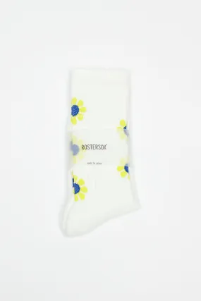 RS-195 Peace Socks White