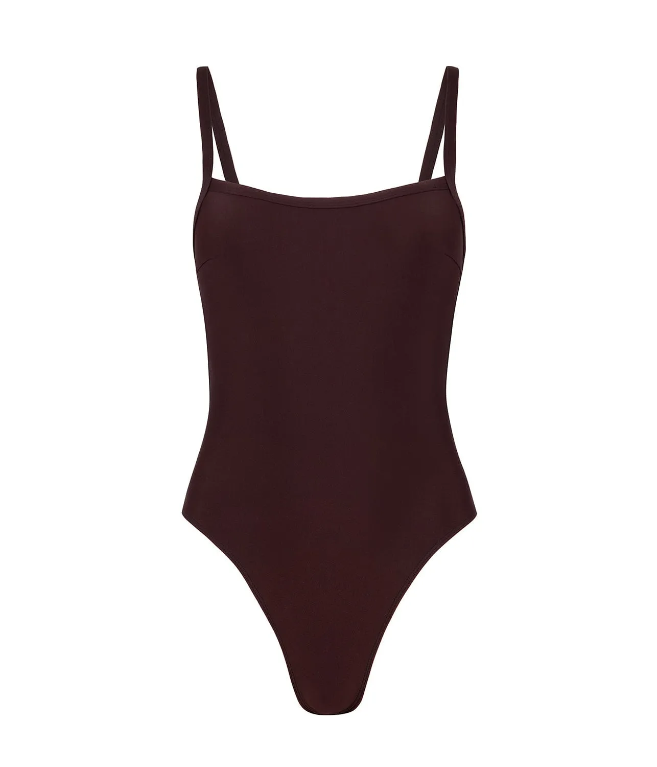 SQUARE ONE PIECE- PLUM