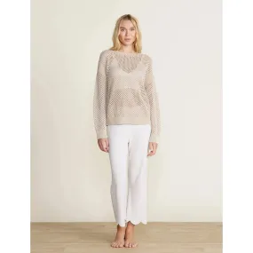 Sunbleached Open Stitch Pullover - Stone