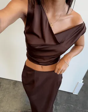 Viviana Top (Cocoa)