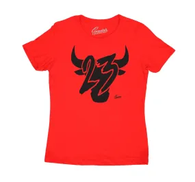 Womens Raging Bull 5 Shirt - Toro - Red