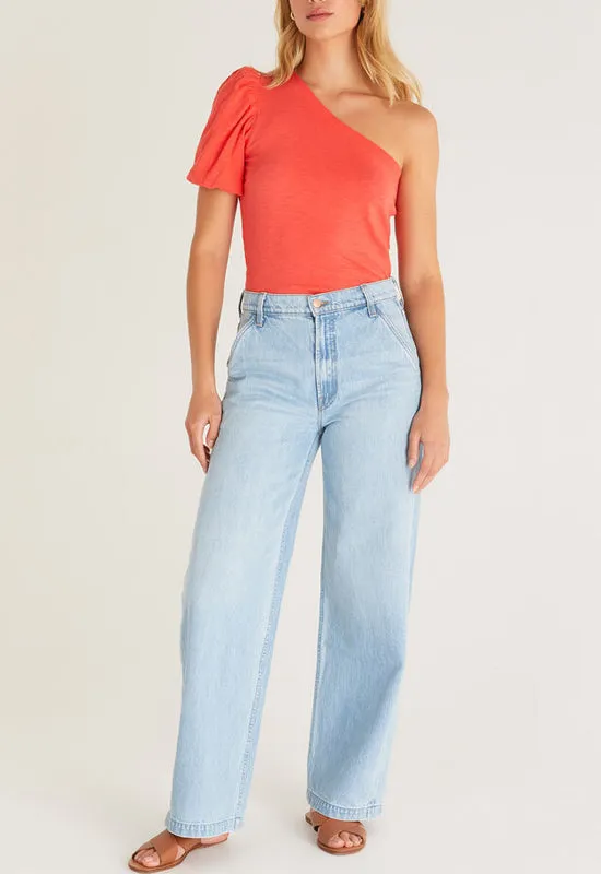 Z Supply - Penelope One Shoulder Top Firecracker